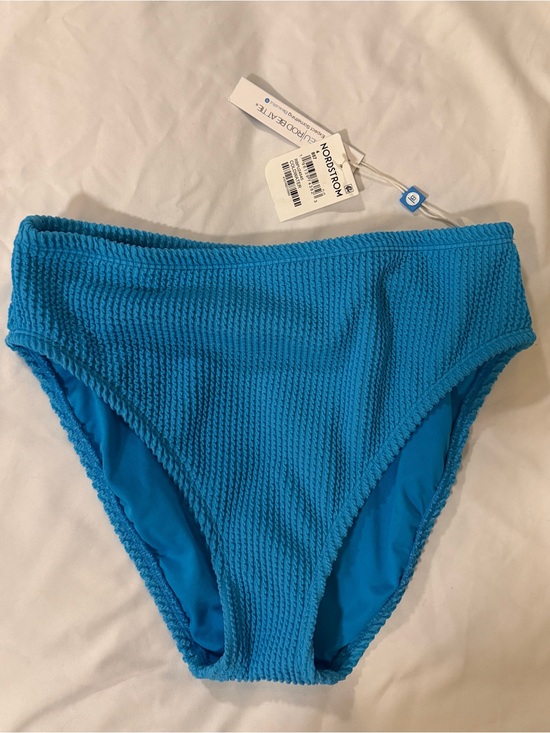 Bleu Rod Beattie Other - NWT Bleu by Rod Beattie Pucker Up Textured Bikini Bottom Coldwater Blue Size 4